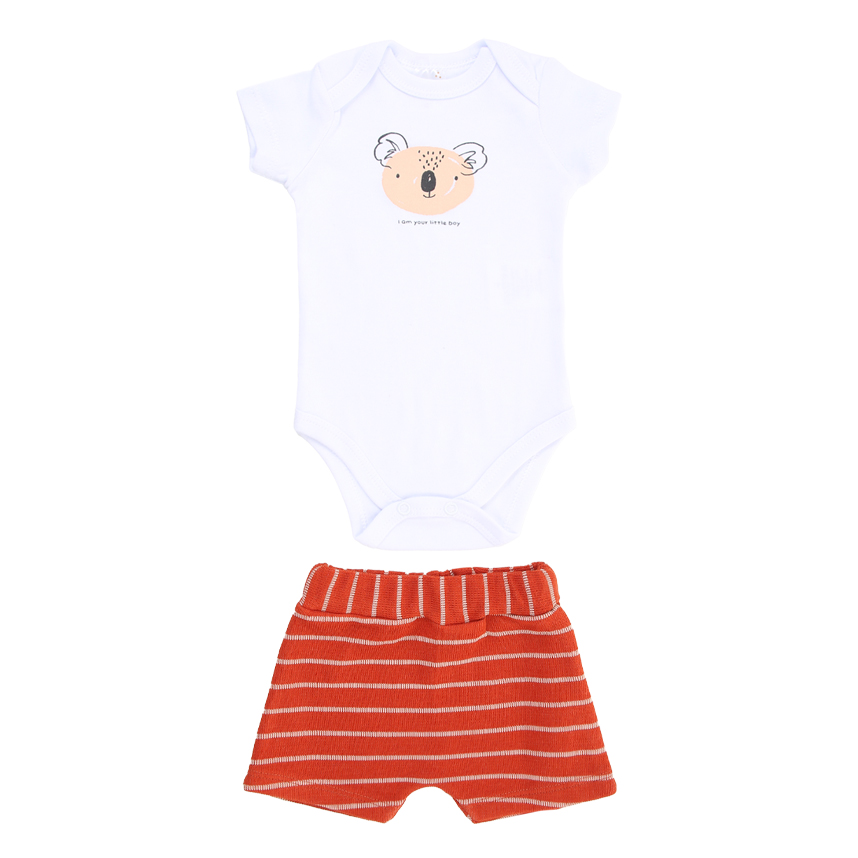 Conjunto Bebê Mini Moon Body Manga Curta E Bermuda Conjunto Bebê Mini Moon Body Manga Curta E Bermuda