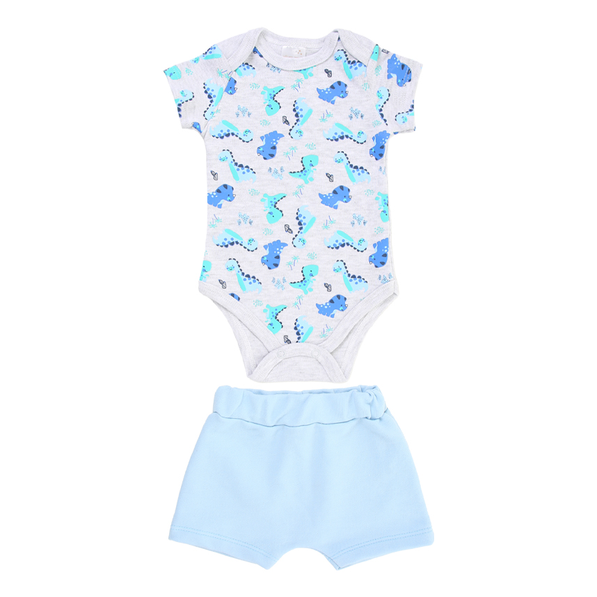 Conjunto Bebê Mini Moon Body Manga Curta E Bermuda Conjunto Bebê Mini Moon Body Manga Curta E Bermuda