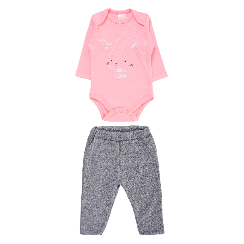 Conjunto Bebê Mini Moon Body Manga Longa E Calça Conjunto Bebê Mini Moon Body Manga Longa E Calça