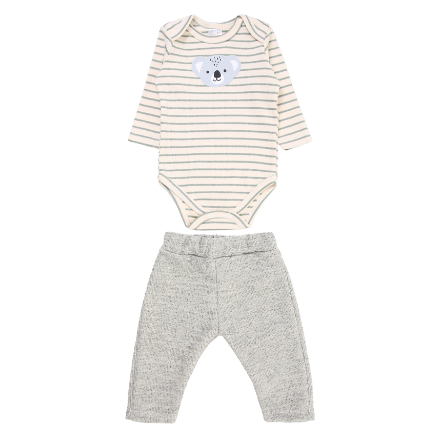 Conjunto Bebê Mini Moon Body Manga Longa E Calça Conjunto Bebê Mini Moon Body Manga Longa E Calça