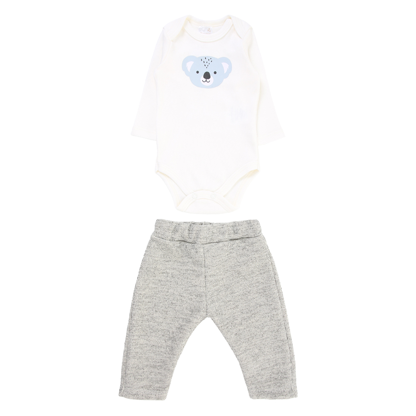 Conjunto Bebê Mini Moon Body Manga Longa E Calça Conjunto Bebê Mini Moon Body Manga Longa E Calça