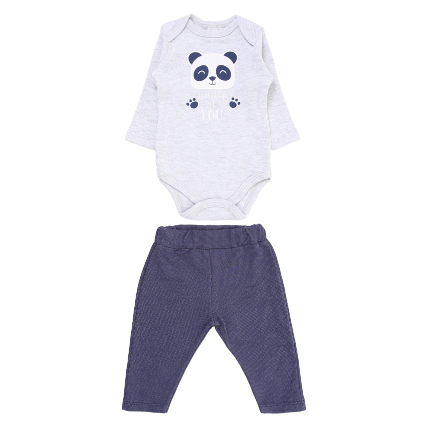 Conjunto Bebê Mini Moon Body Manga Longa E Calça Conjunto Bebê Mini Moon Body Manga Longa E Calça