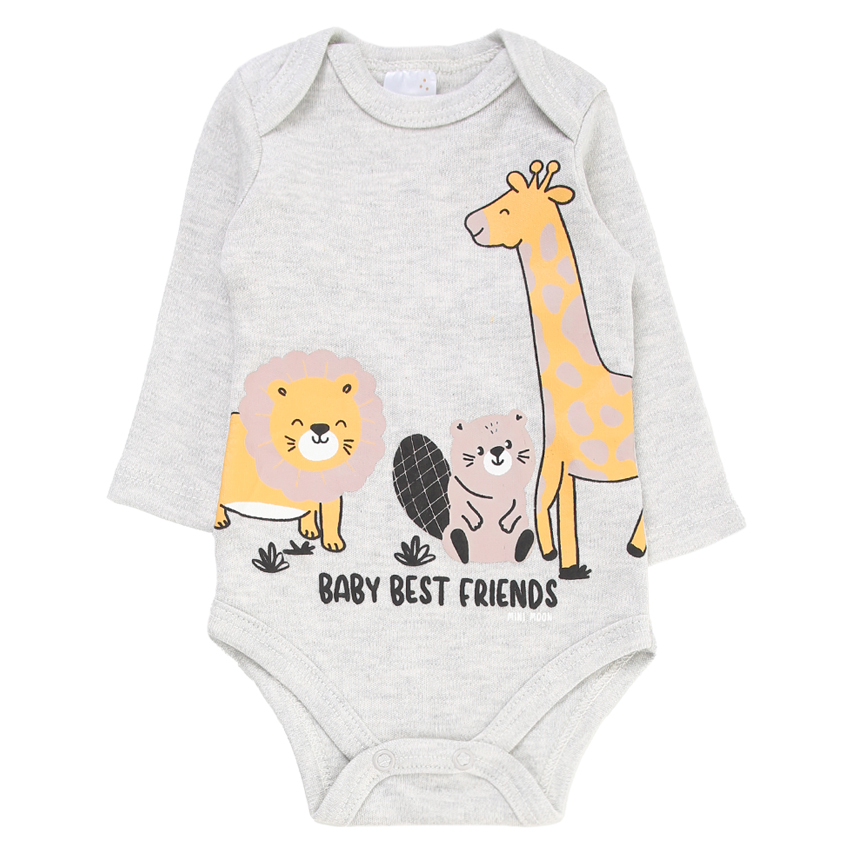 Conjunto Bebê Mini Moon Body Manga Longa E Calça Conjunto Bebê Mini Moon Body Manga Longa E Calça