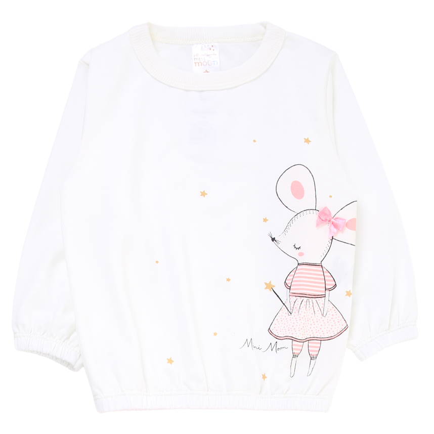 Conjunto Infantil Mini Moon Blusa Manga Longa E Calça Conjunto Infantil Mini Moon Blusa Manga Longa E Calça