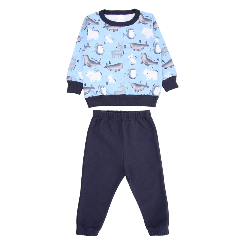 Conjunto Infantil  Mini Moon Blusa Manga Longa E Calça Conjunto Infantil  Mini Moon Blusa Manga Longa E Calça