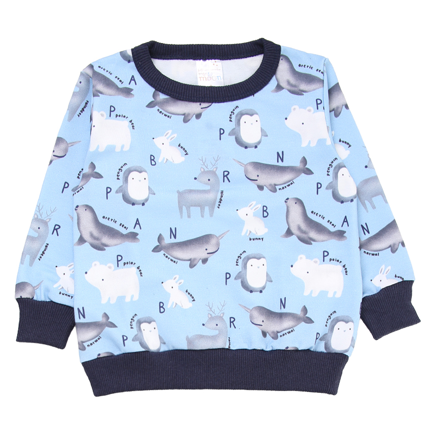 Conjunto Infantil  Mini Moon Blusa Manga Longa E Calça Conjunto Infantil  Mini Moon Blusa Manga Longa E Calça