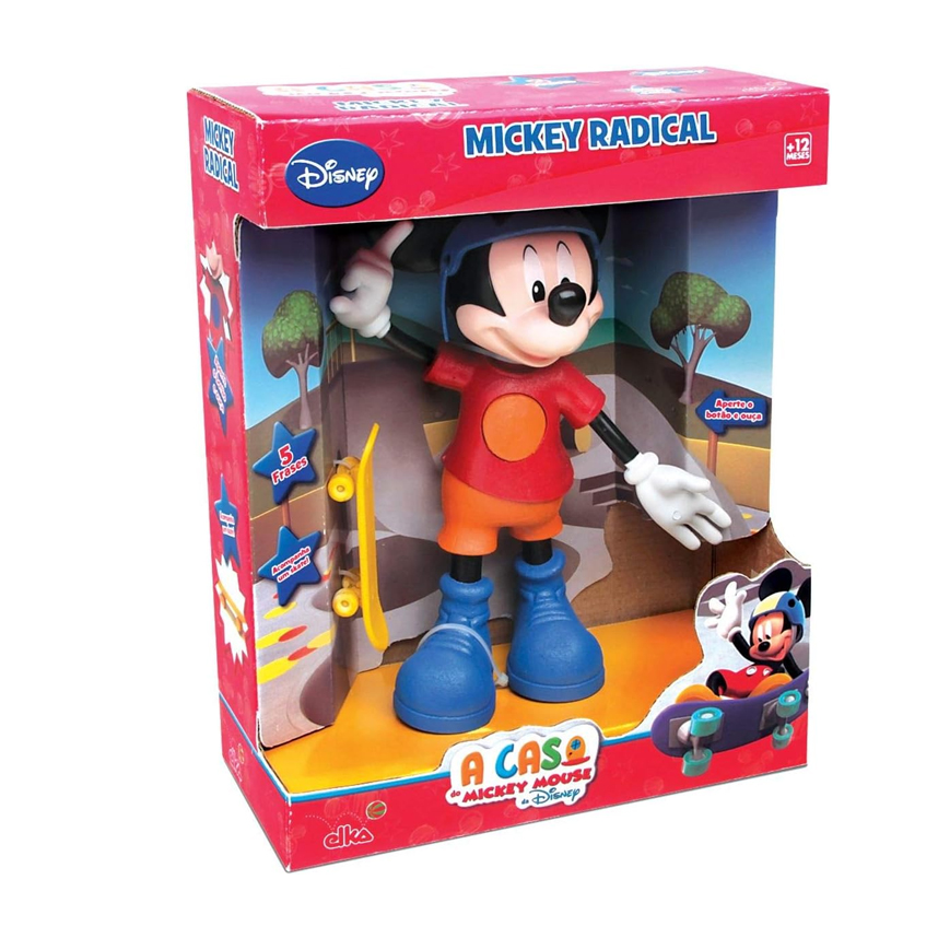 Boneco Infantil Elka Mickey Radical  Com Frases Boneco Infantil Elka Mickey Radical  Com Frases