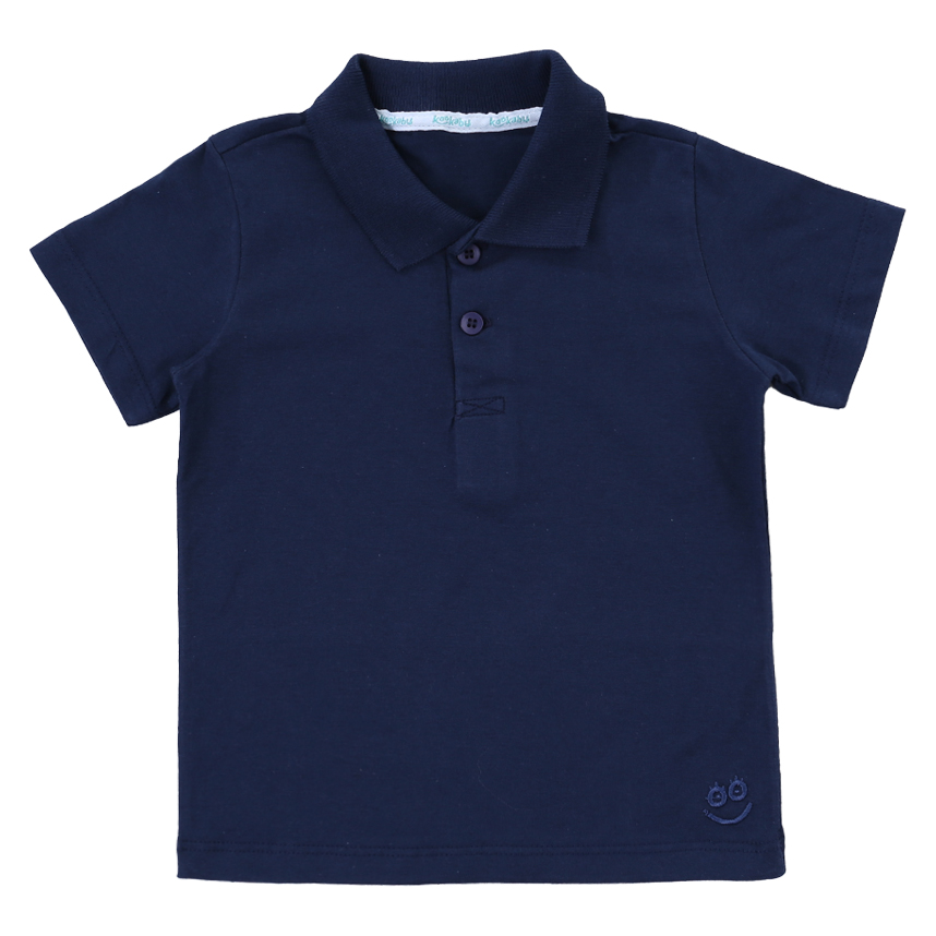 Camiseta Polo Infantil Kookabu Em Meia Malha Básica Camiseta Polo Infantil Kookabu Em Meia Malha Básica