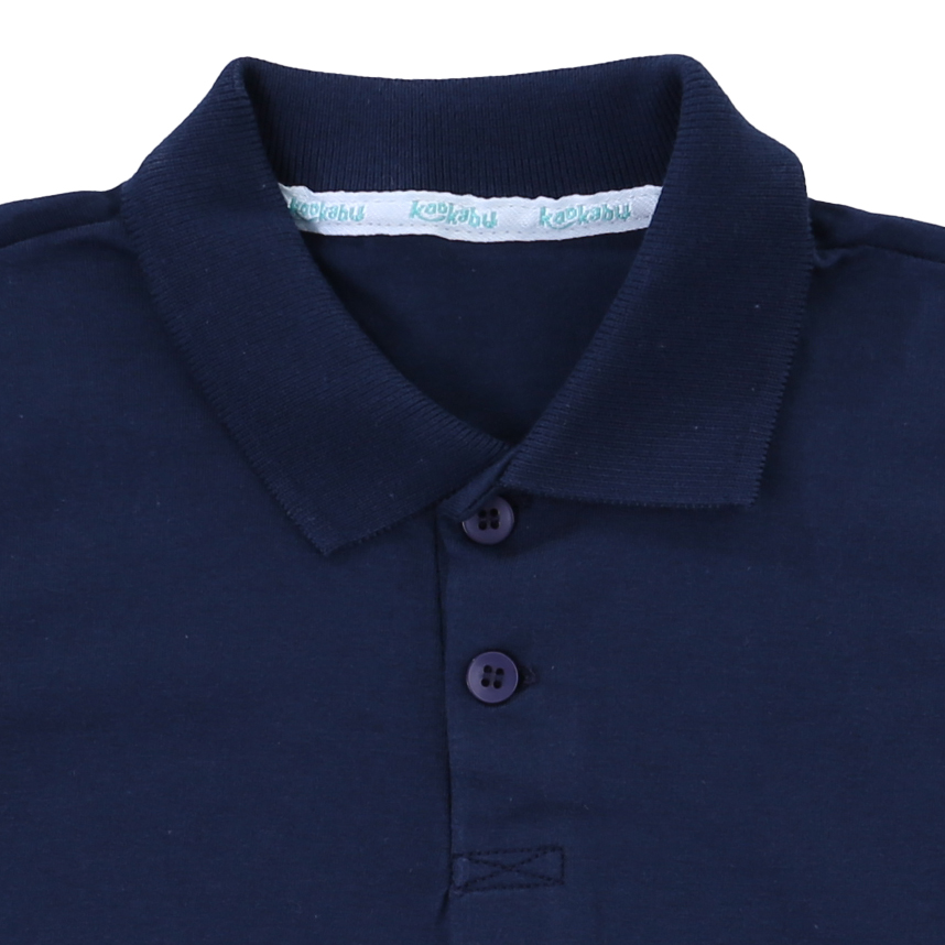 Camiseta Polo Infantil Kookabu Em Meia Malha Básica Camiseta Polo Infantil Kookabu Em Meia Malha Básica