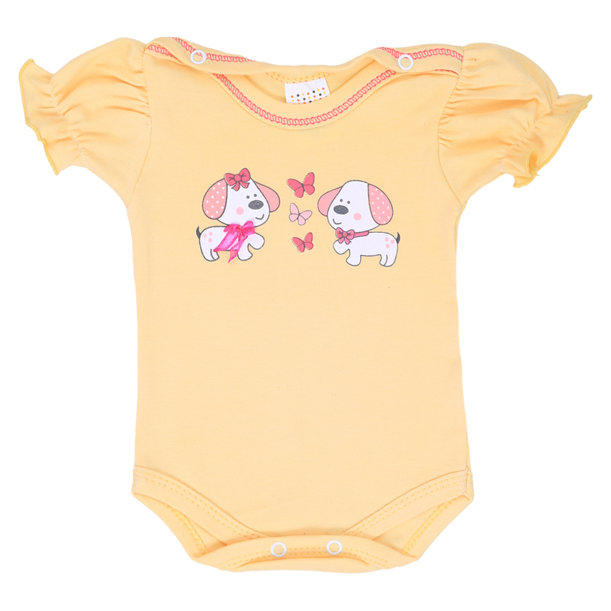 Conjunto Body Bebê Petutinha Cachorrinha 3 Peças Conjunto Body Bebê Petutinha Cachorrinha 3 Peças