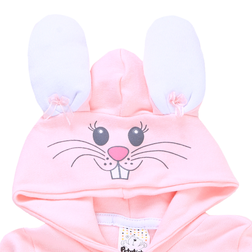 Macacão Longo Petutinha Coelha Pompom Macacão Longo Petutinha Coelha Pompom