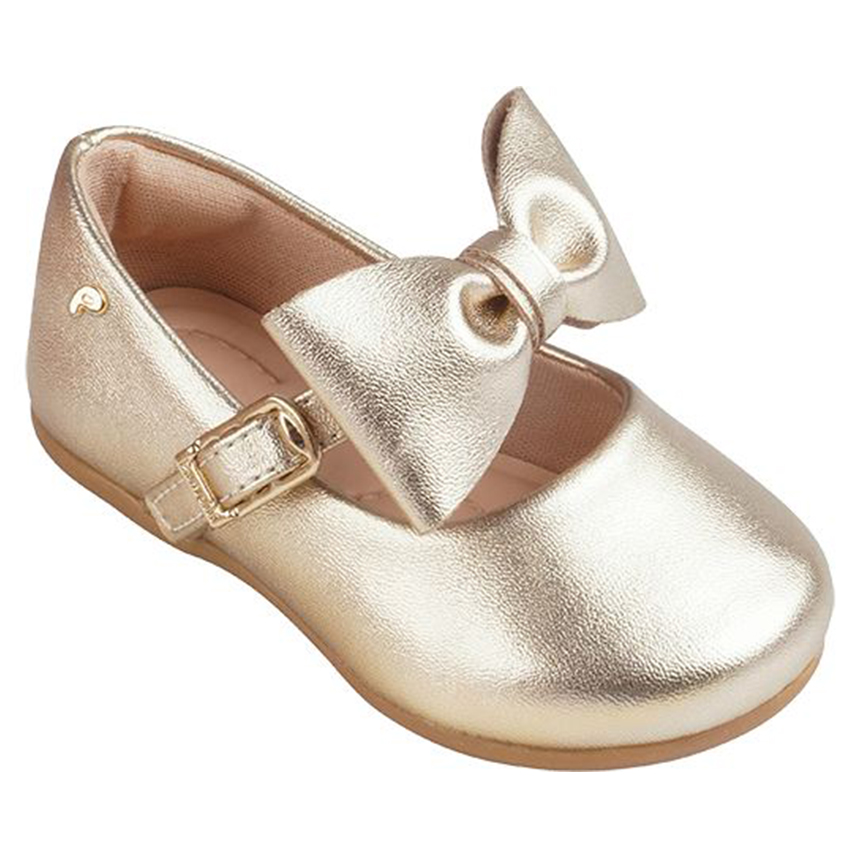 Sapato Infantil Pampili Menina Velcro Com Laço