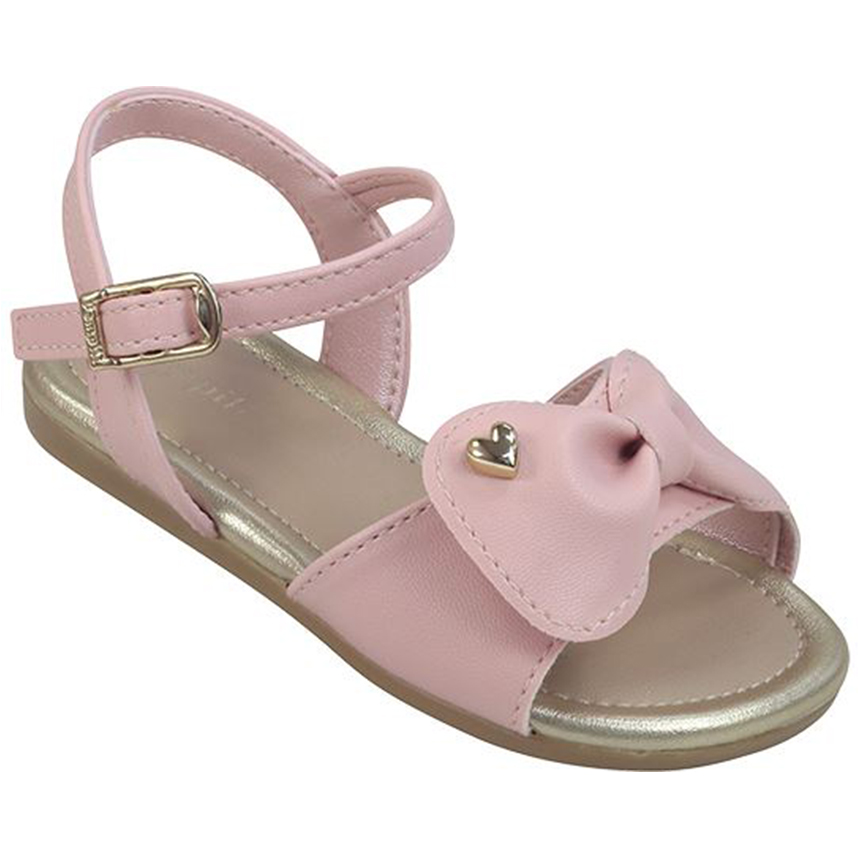 Sandália Infantil Com Fivela Meio Laço Sandália Infantil Com Fivela Meio Laço