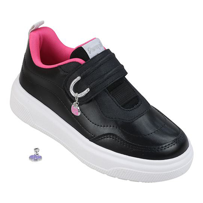 Tênis Infantil Pampili Com Velcro E  Pingente Tênis Infantil Pampili Com Velcro E  Pingente