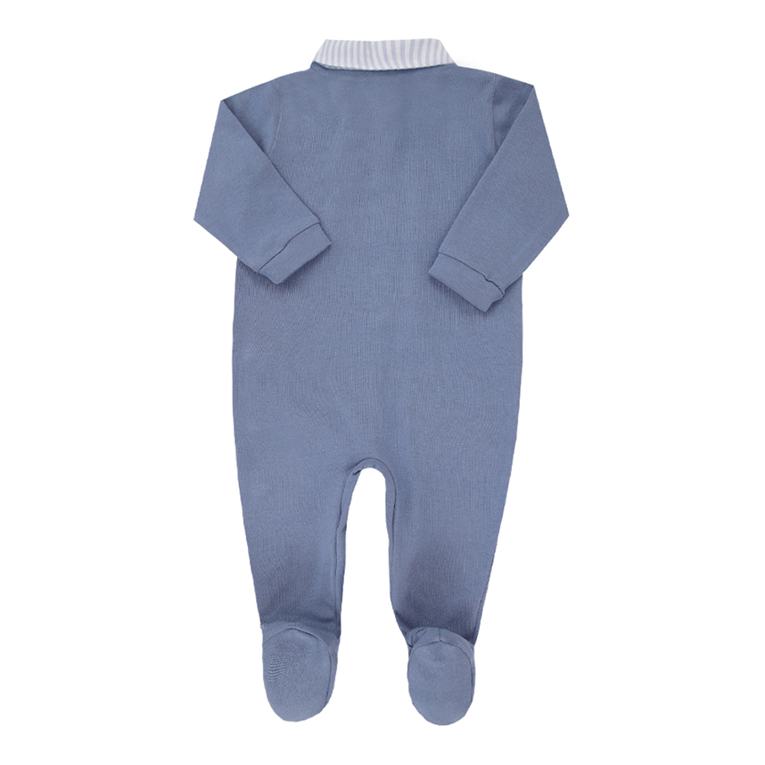 Macacão Longo Bebê Paraiso Pala Bordada