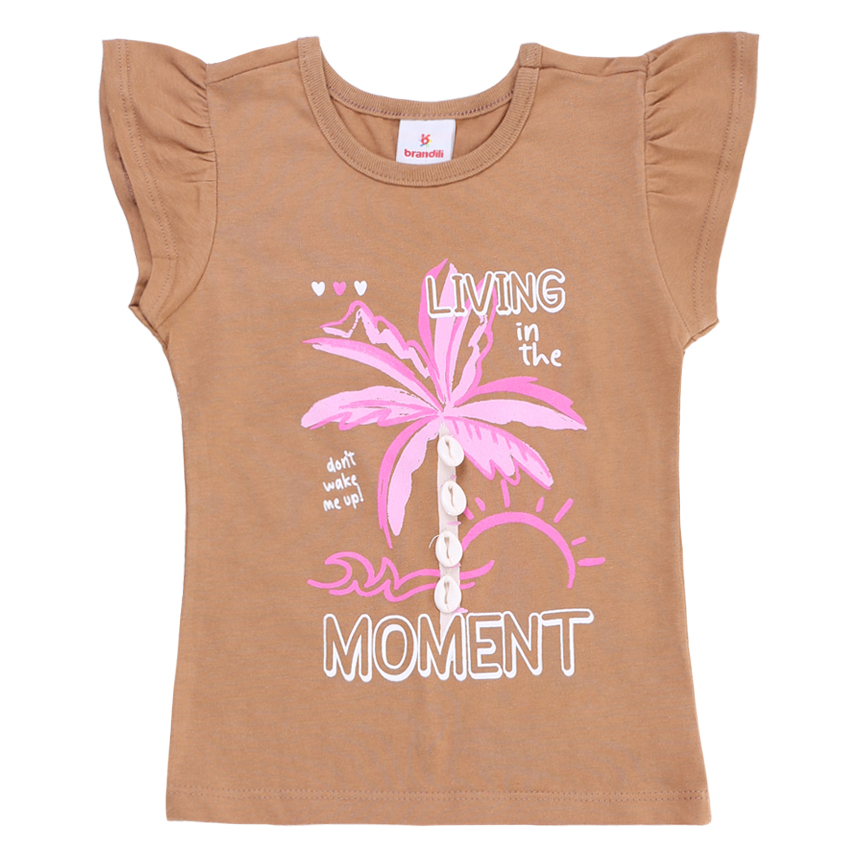 Conjunto Infantil Brandili Blusa E Short Clochard Cotton Conjunto Infantil Brandili Blusa E Short Clochard Cotton