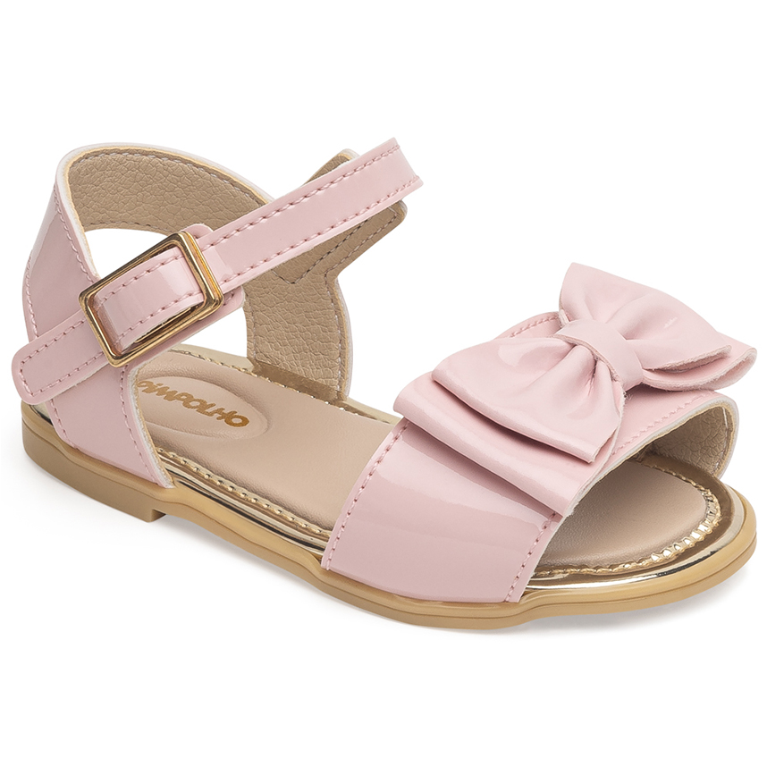 Sandália Infantil Pimpolho Com Fivela Laço Duplo Sandália Infantil Pimpolho Com Fivela Laço Duplo