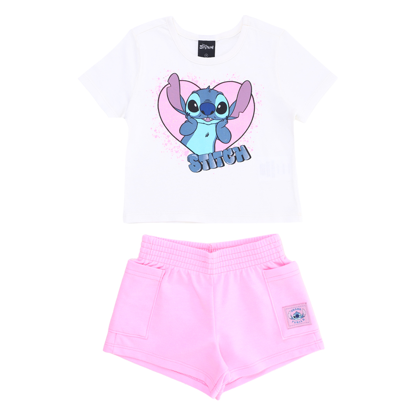 Conjunto Infantil Brandili Blusa E Short Stitch Conjunto Infantil Brandili Blusa E Short Stitch