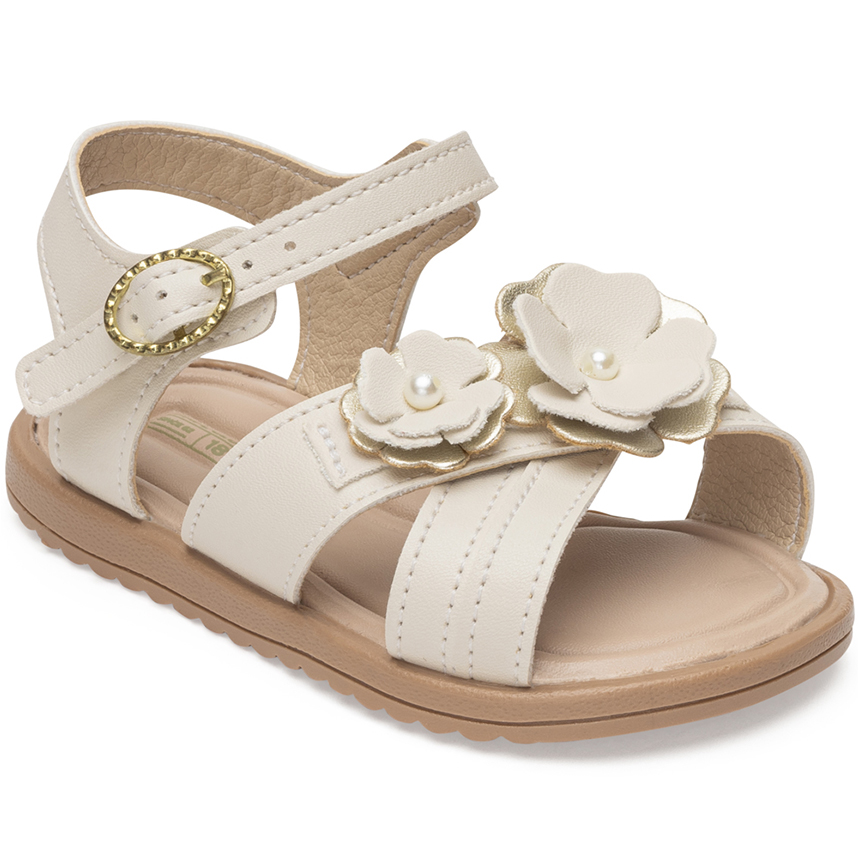 Sándalia Infantil Pimpolho Com Fivela Flores Sándalia Infantil Pimpolho Com Fivela Flores