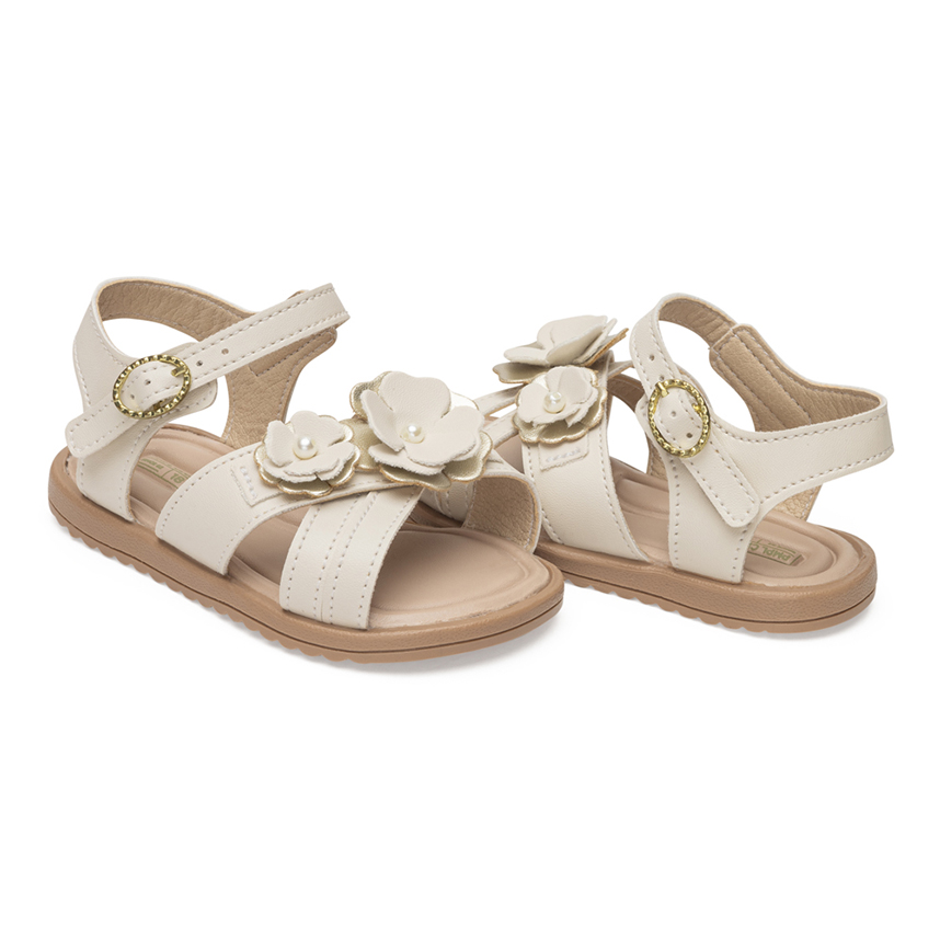Sándalia Infantil Pimpolho Com Fivela Flores Sándalia Infantil Pimpolho Com Fivela Flores