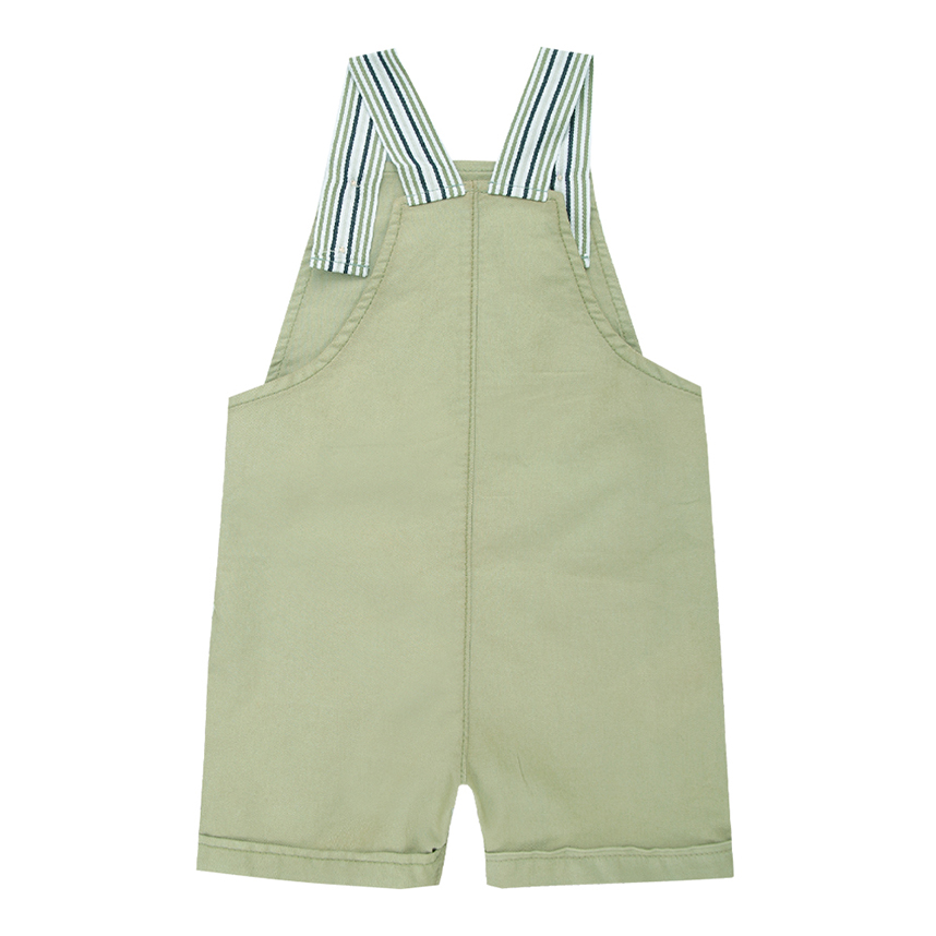 Jardineira Bebê Paraiso Sarja Com Bolso Jardineira Bebê Paraiso Sarja Com Bolso