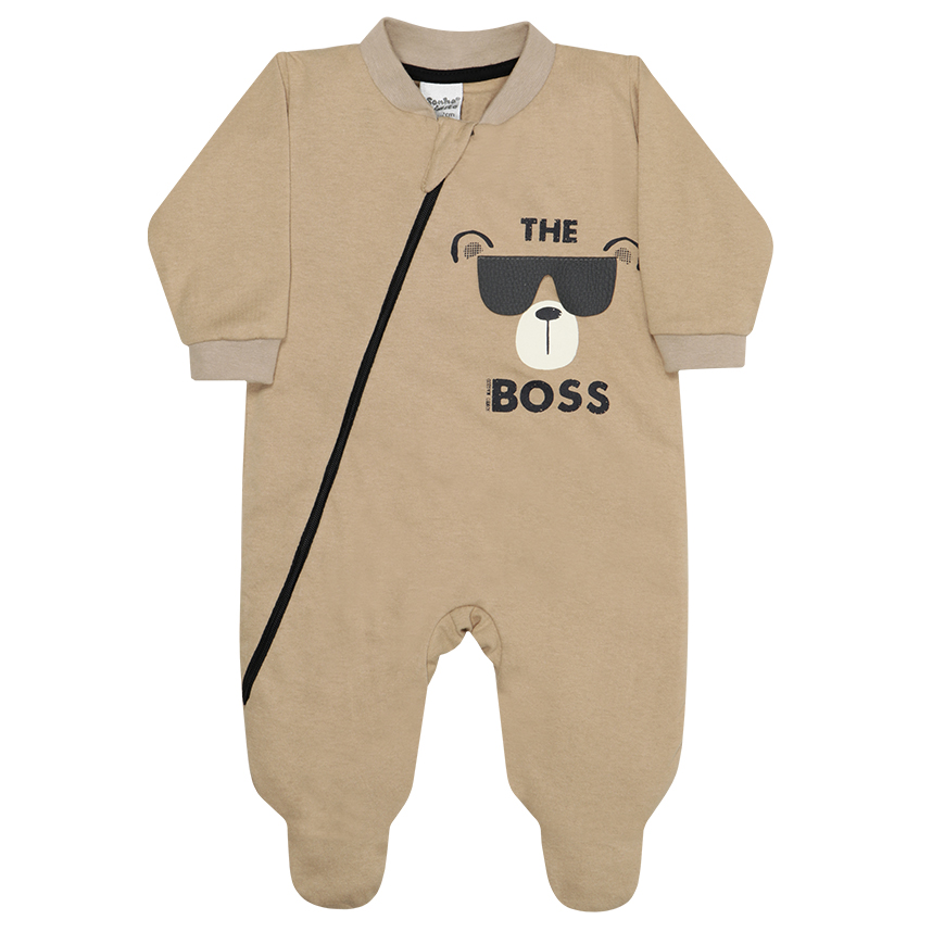 Macacão Longo Sonho Mágico Menino Estampa Urso