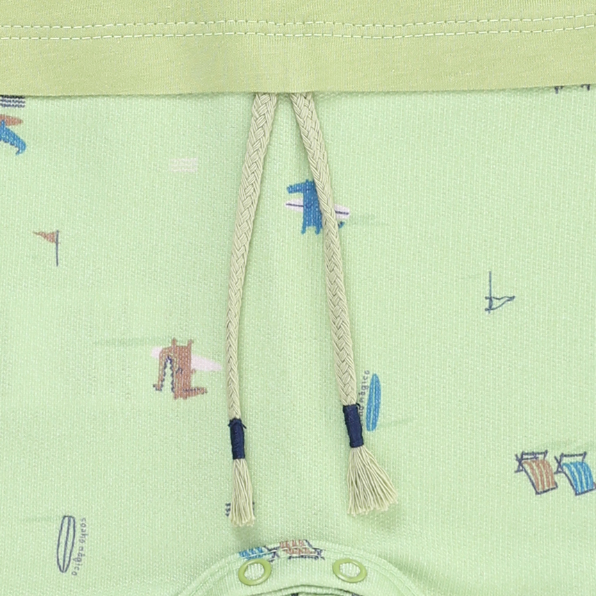 Macacão Curto Sonho Mágico Estampa Jacaré