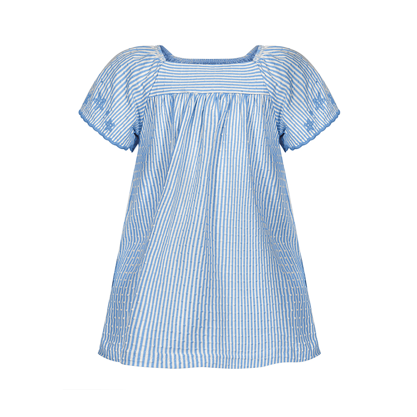 Vestido Bebê Alakazoo Listras E Bordado Com Strass Vestido Bebê Alakazoo Listras E Bordado Com Strass