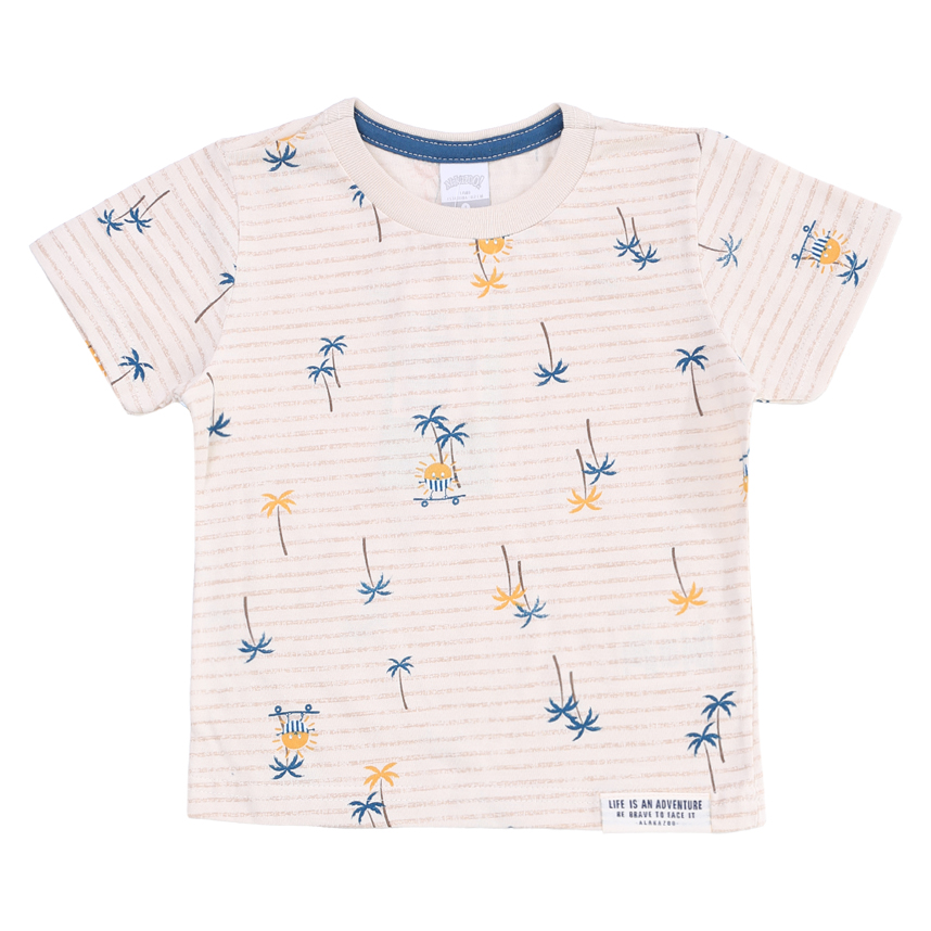 Conjunto Infantil Alakazoo Camiseta Coqueiros E Bermuda Conjunto Infantil Alakazoo Camiseta Coqueiros E Bermuda