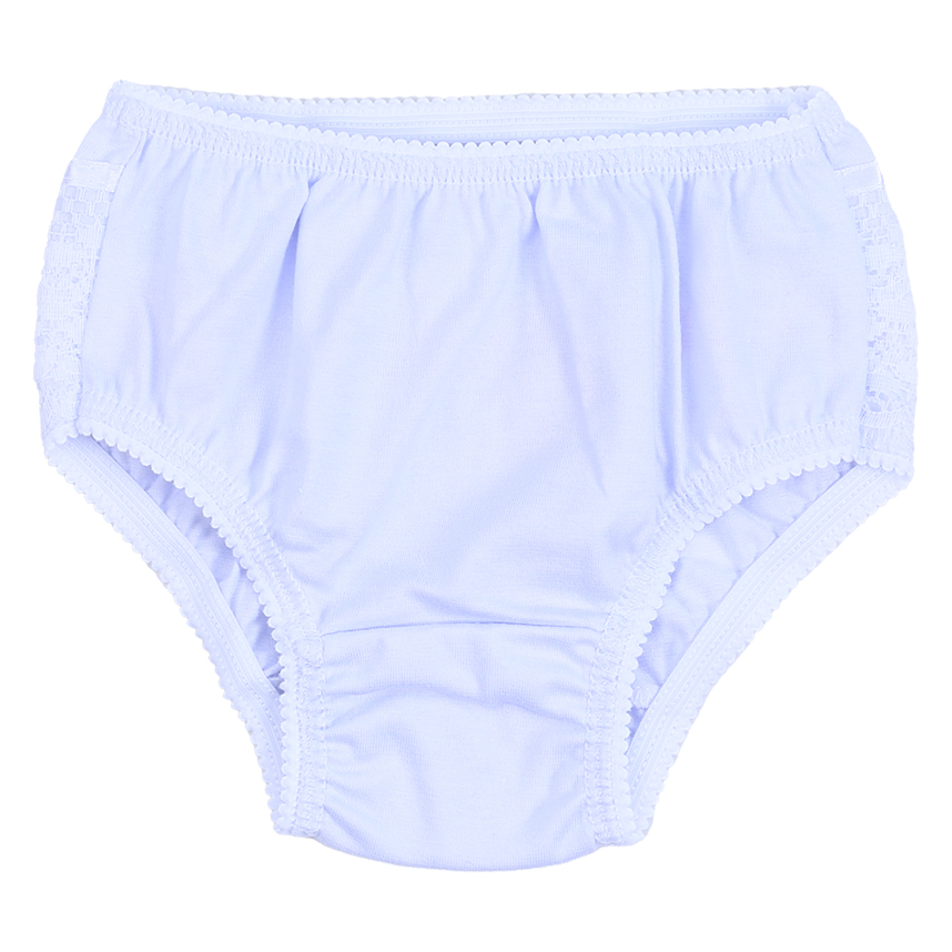 Calcinha Infantil Everly Em Algodão Bordada