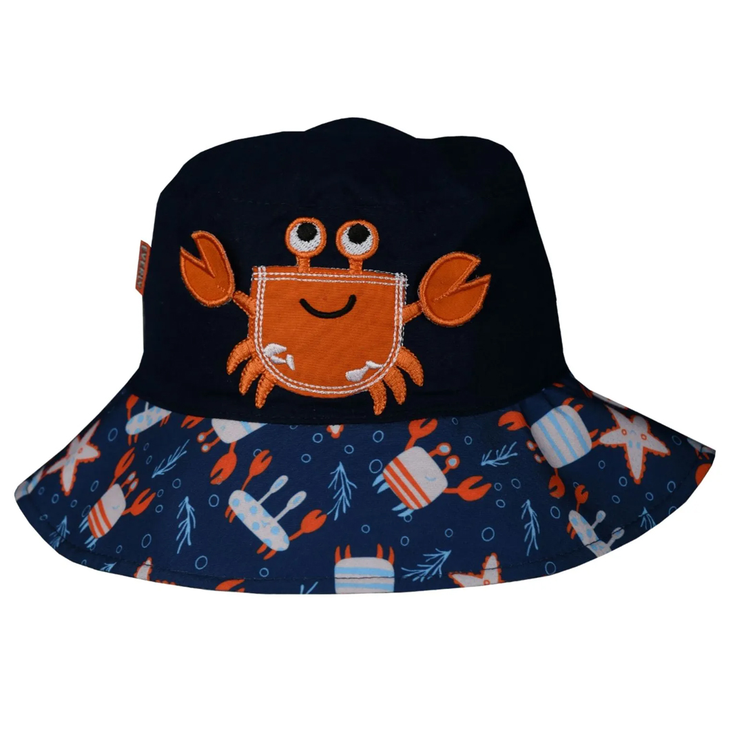 Chapéu Bebê Everly Menino Microfibra Bordado Siri