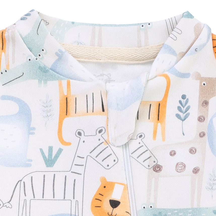 Macacão Longo Bebê Patimini Estampa Bichos