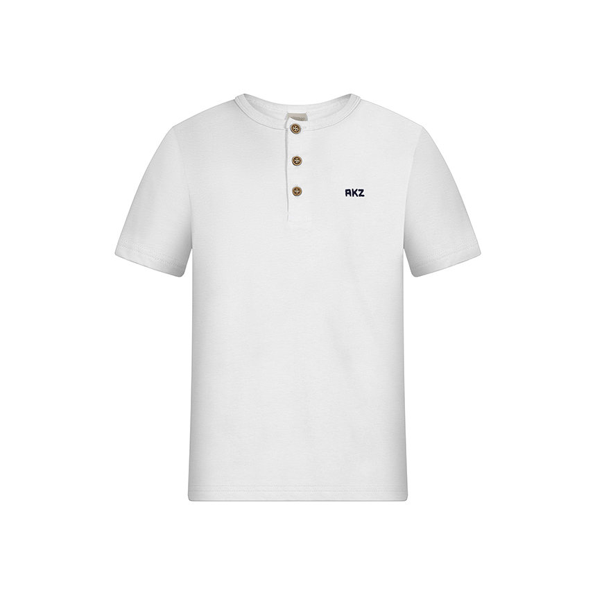 Camiseta Juvenil Alakazoo Manga Curta Gola Padre Lisa Camiseta Juvenil Alakazoo Manga Curta Gola Padre Lisa