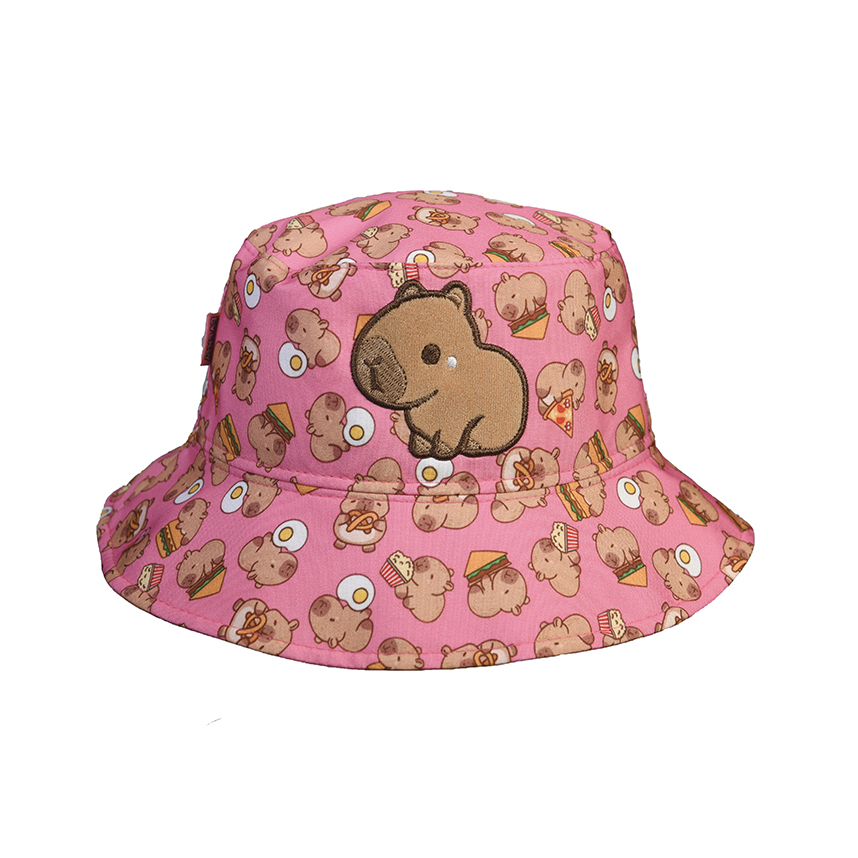 Chapéu Infantil Everly Menina Microfibra Bordado Capivara Chapéu Infantil Everly Menina Microfibra Bordado Capivara