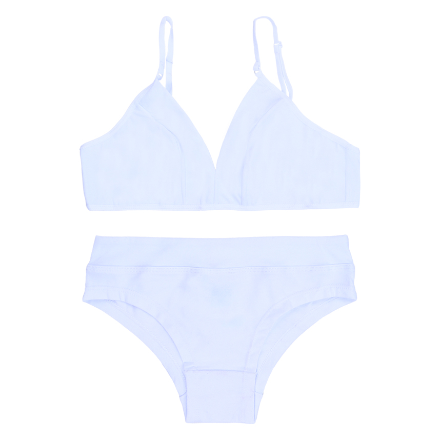 Conjunto Teen Everly Sutiã E Calcinha Cotton 2 Peças
