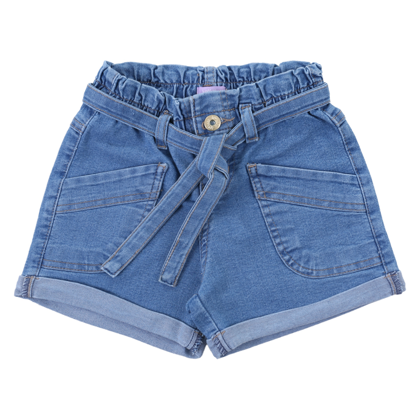 Short Jeans Infantil Kookabu  Clochard Com Cinto Short Jeans Infantil Kookabu  Clochard Com Cinto