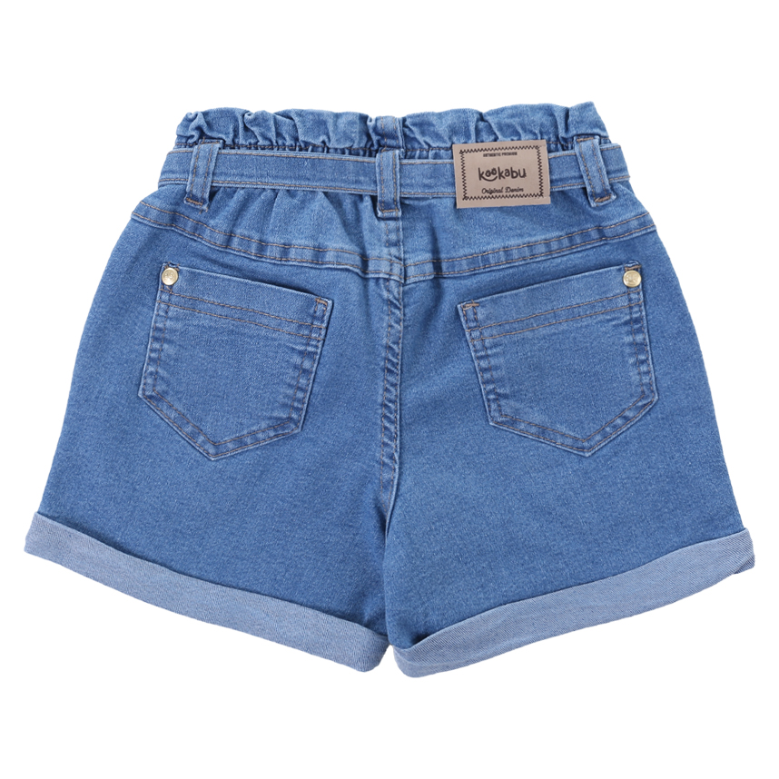 Short Jeans Infantil Kookabu  Clochard Com Cinto Short Jeans Infantil Kookabu  Clochard Com Cinto