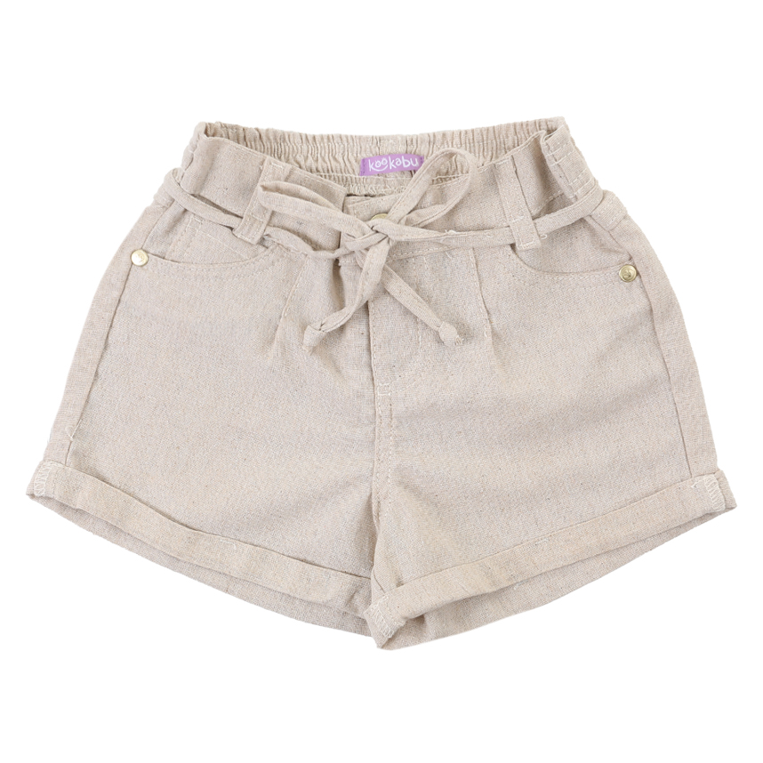 Short Infantil Kookabu Em Sarja Jeans Com Botões Short Infantil Kookabu Em Sarja Jeans Com Botões