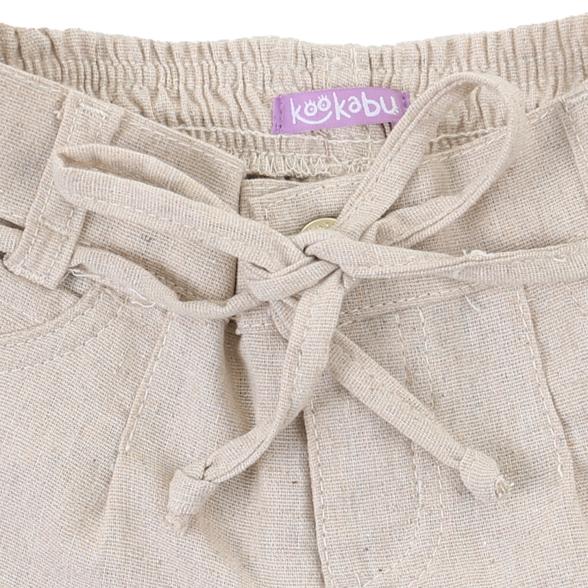 Short Infantil Kookabu Em Sarja Jeans Com Botões Short Infantil Kookabu Em Sarja Jeans Com Botões