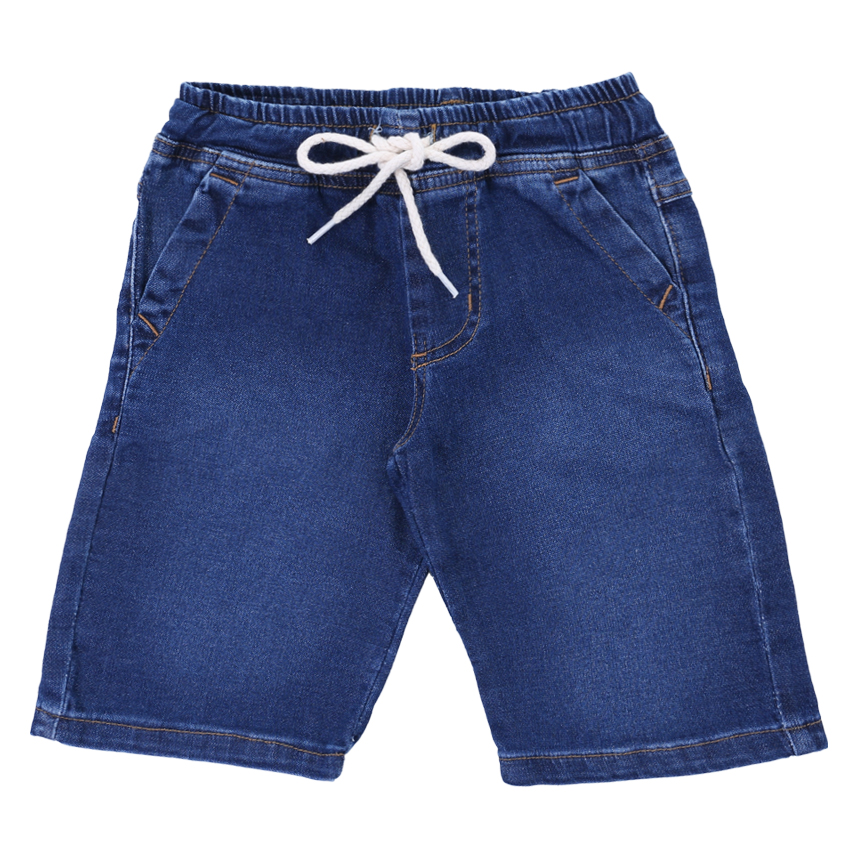 Bermuda Infantil Kookabu Jeans Com Cadarço Bermuda Infantil Kookabu Jeans Com Cadarço
