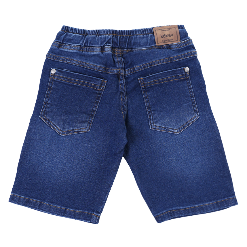 Bermuda Infantil Kookabu Jeans Com Cadarço Bermuda Infantil Kookabu Jeans Com Cadarço