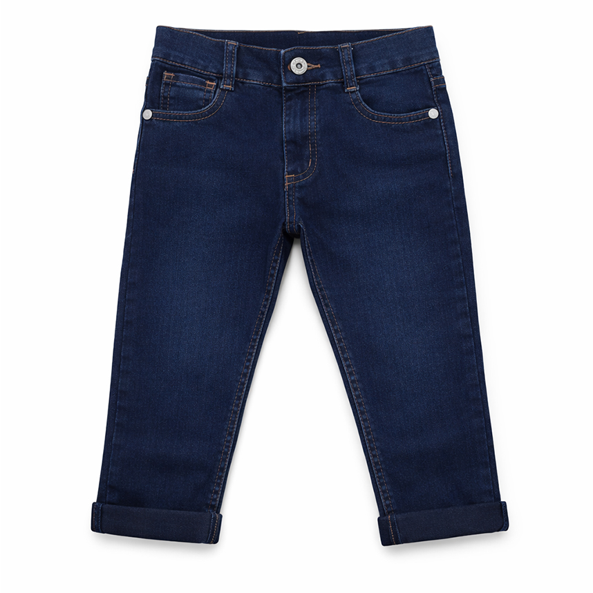 Calça Skinny Infantil Kookabu Jeans Escuro
