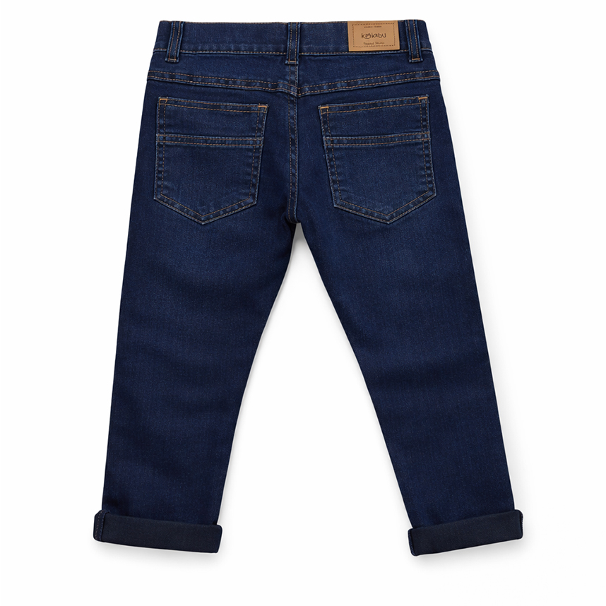 Calça Skinny Infantil Kookabu Jeans Escuro