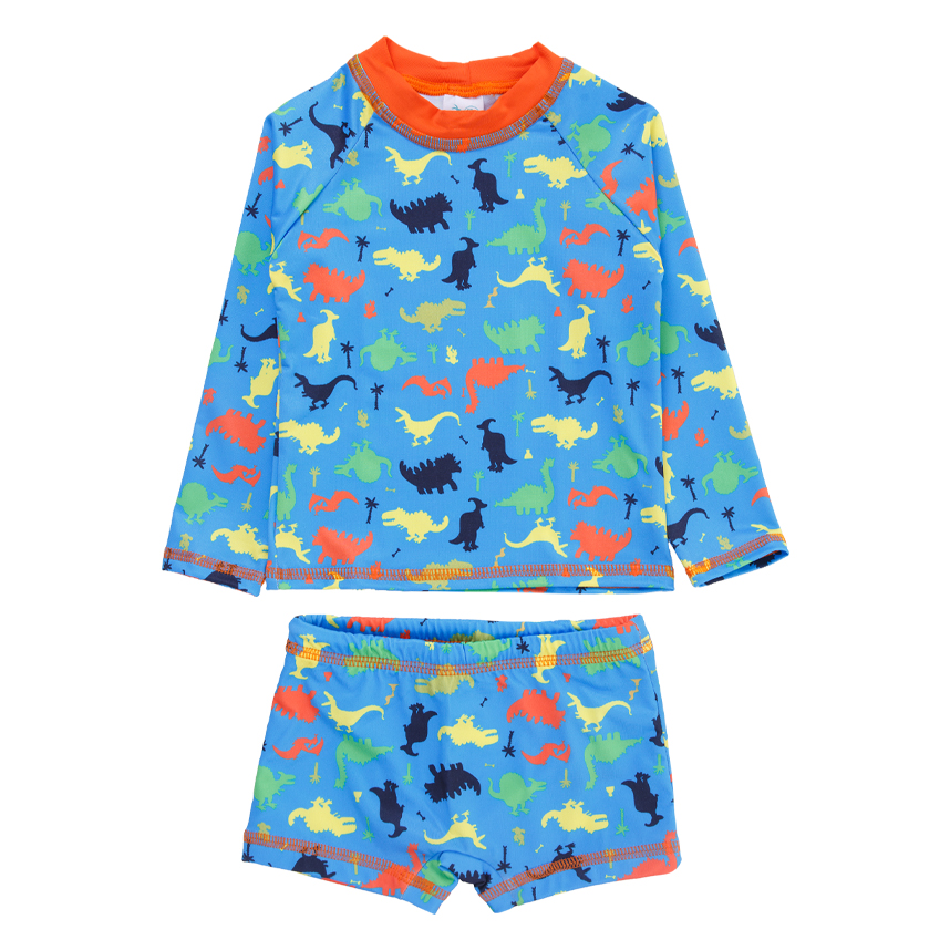 Conjunto Bebê Everly Camiseta Longa E Boxer Fundo Do Mar Conjunto Bebê Everly Camiseta Longa E Boxer Fundo Do Mar