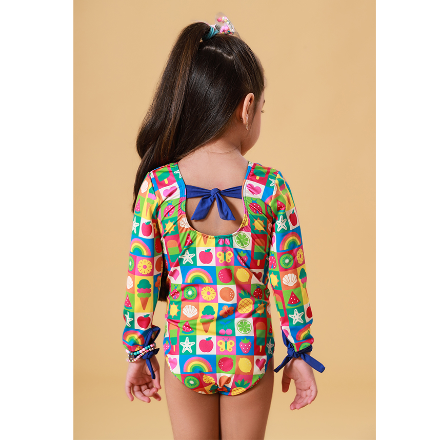 Maiô Bebê Everly Manga Longa Natação Maiô Bebê Everly Manga Longa Natação