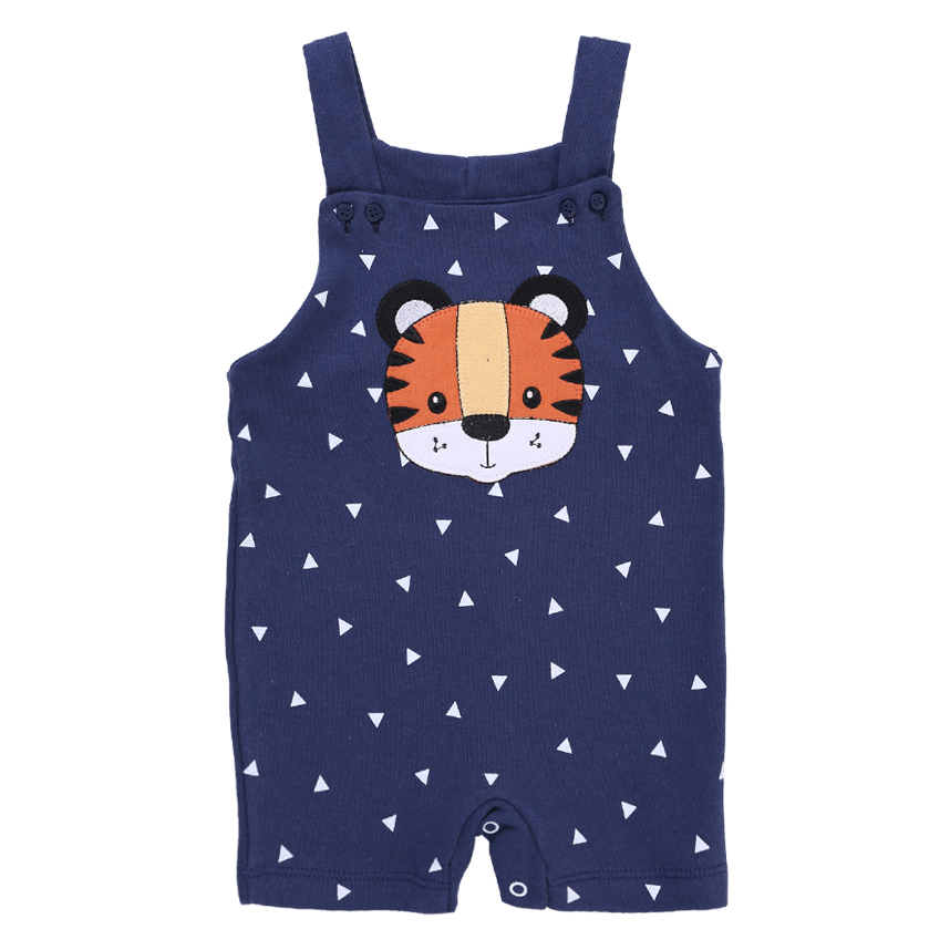 Macacão Curto Bebê Petutinha Estampa Tigre 2 Peças Macacão Curto Bebê Petutinha Estampa Tigre 2 Peças