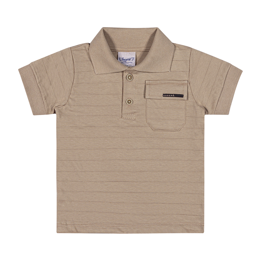 Camiseta Infantil Angerô Gola Polo Malha Atlanta Camiseta Infantil Angerô Gola Polo Malha Atlanta