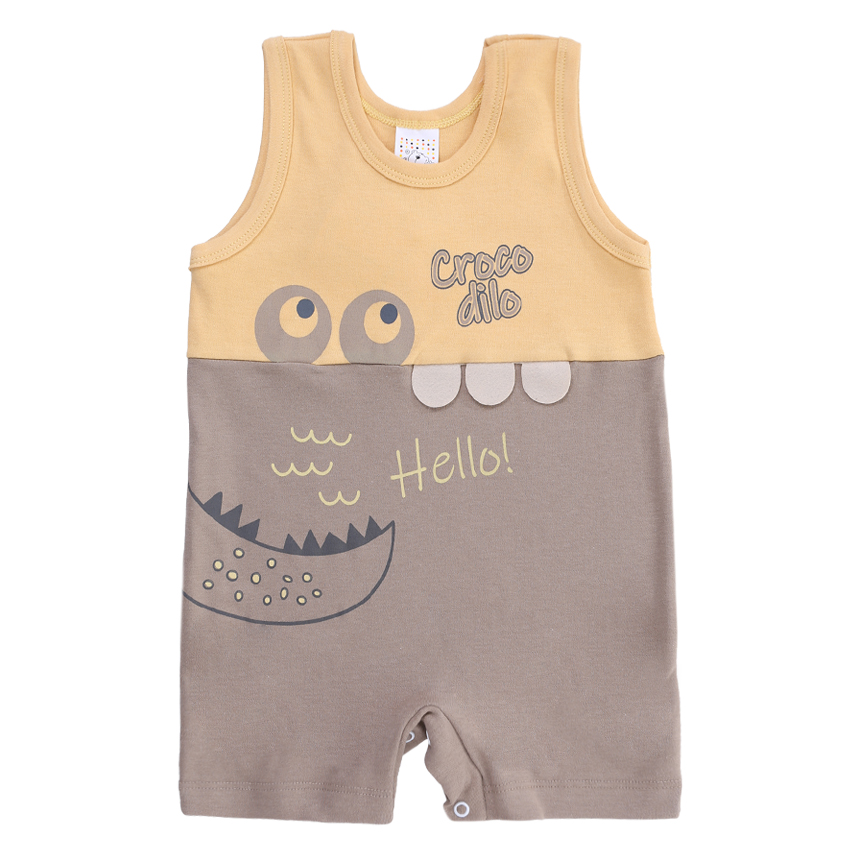 Banho De Sol Bebê Petutinha Estampa Crocodilo Banho De Sol Bebê Petutinha Estampa Crocodilo