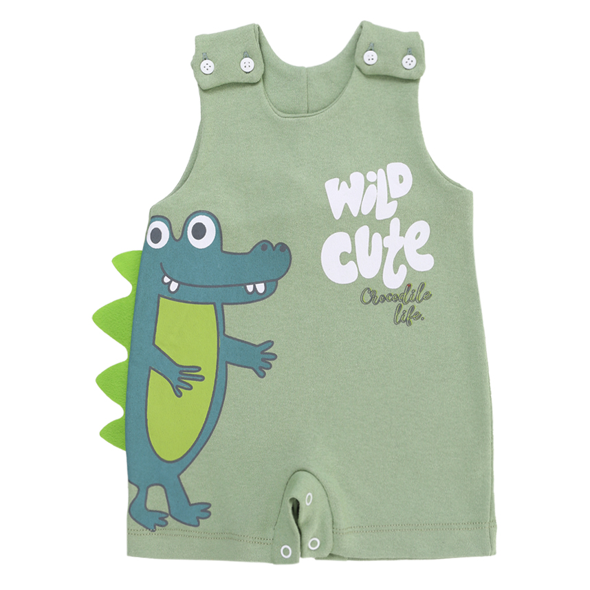 Banho De Sol Bebê Petutinha Estampa Crocodilo Banho De Sol Bebê Petutinha Estampa Crocodilo