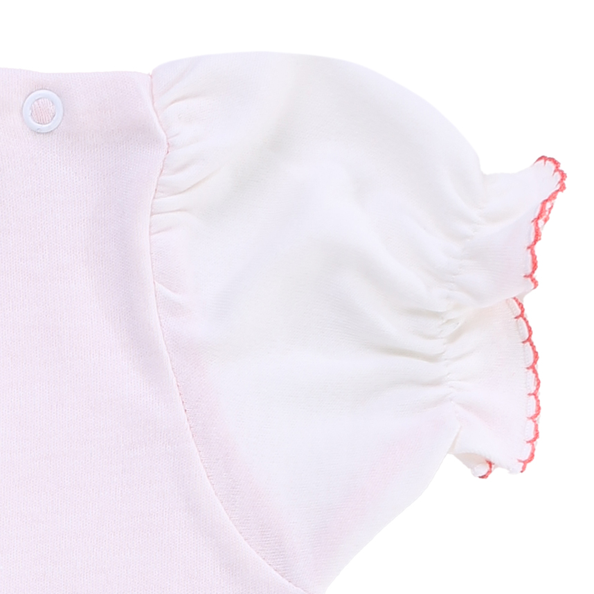 Macacão Curto Bebê Petutinha Estampa Gatinha